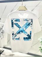 T-Shirt Off-White Acqua