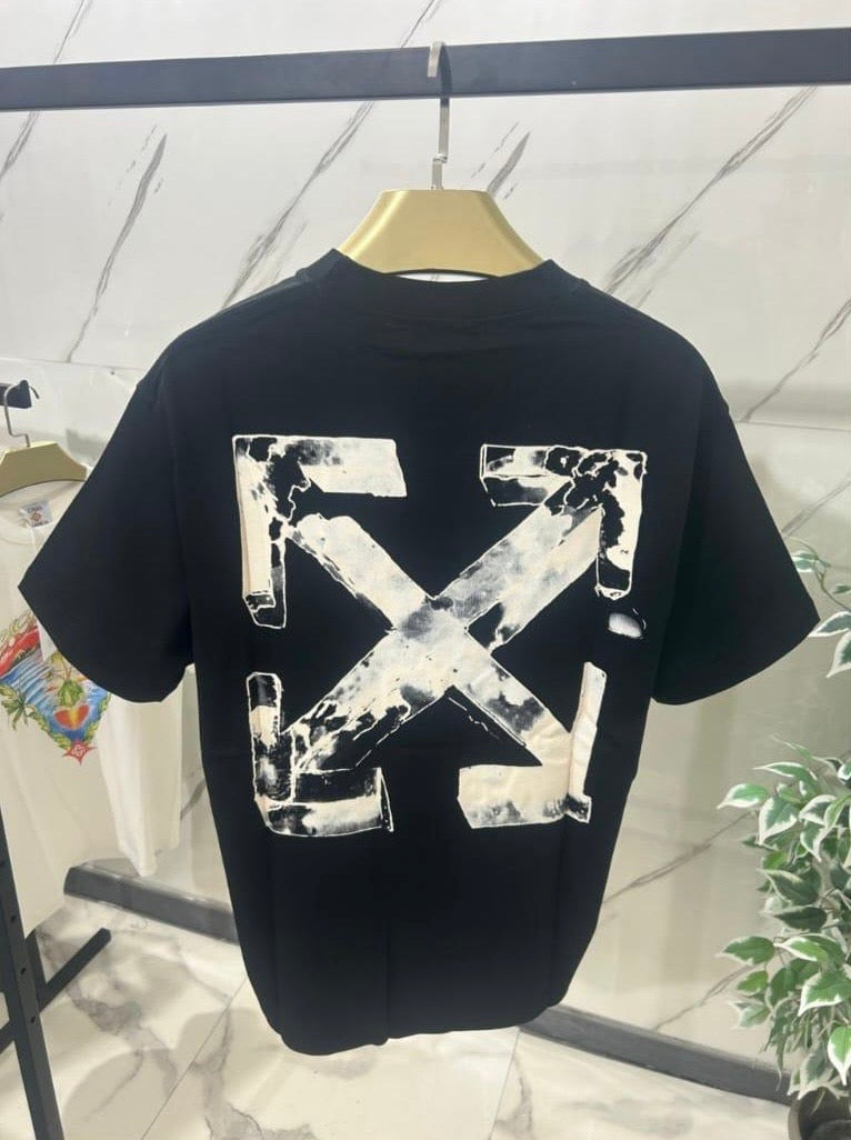 T-Shirt Off-White Acqua