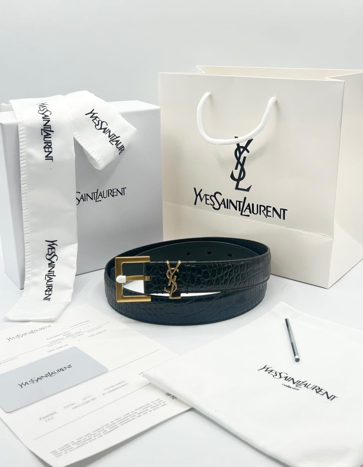 Cintura YSL Coccodrillo