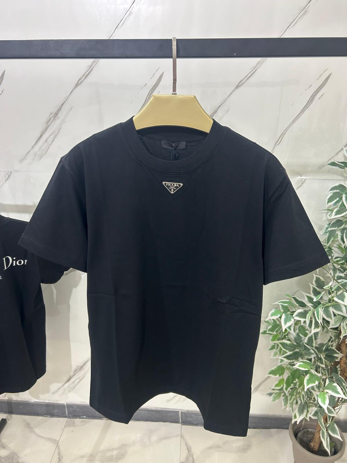 T-Shirt Prada minilogo petto