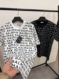 T-shirt Balmain multilogo