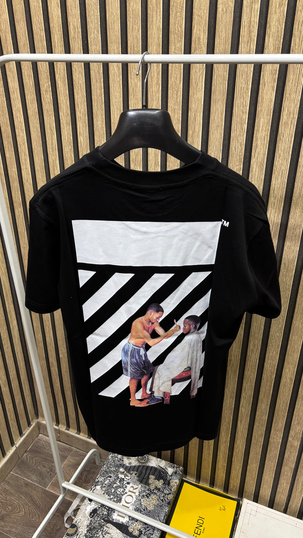 T-Shirt Off-White Barber
