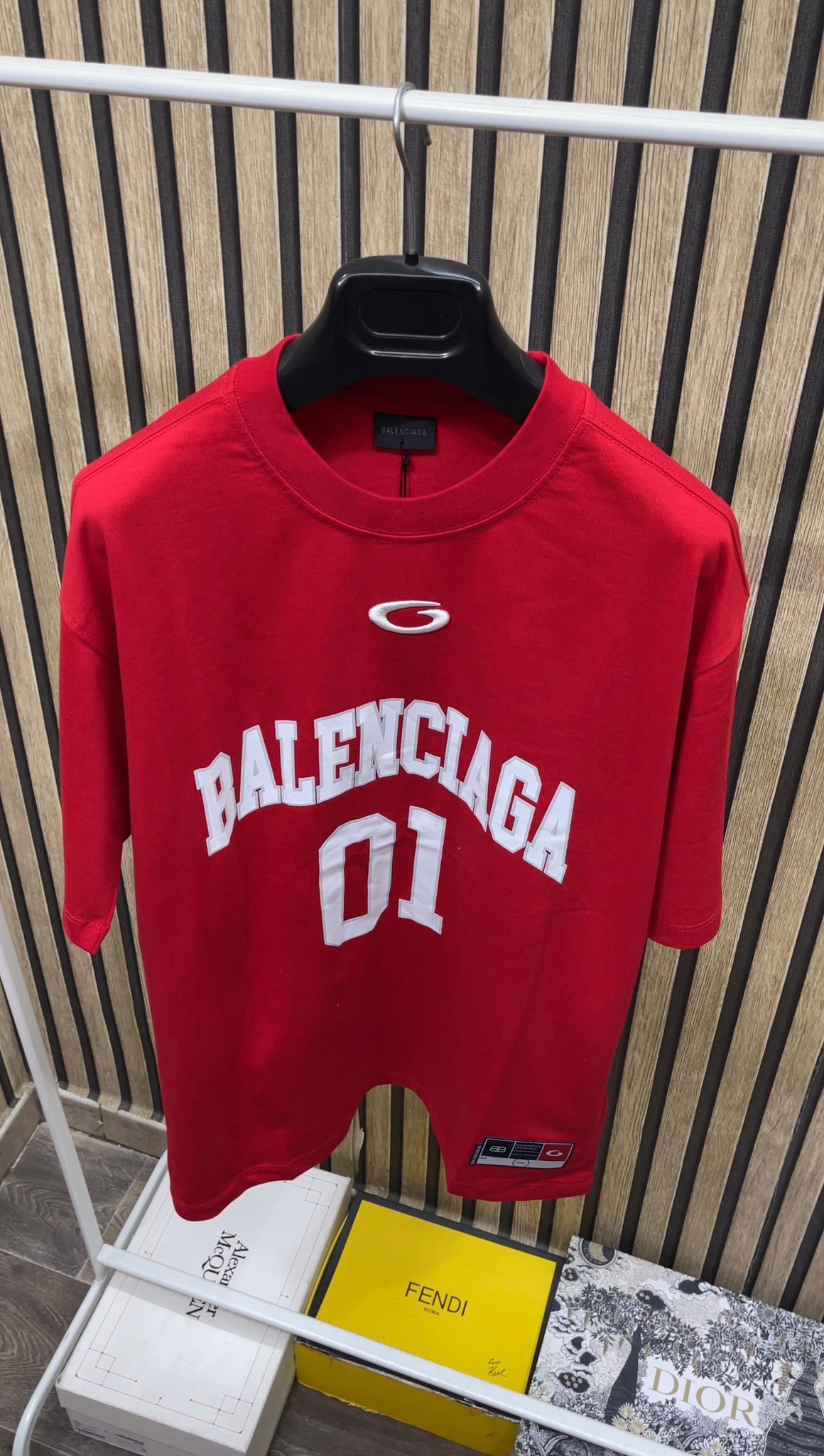 T-shirt Balenciaga 01 Rossa