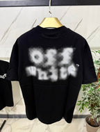 T-Shirt Off-White Scritta Fumè